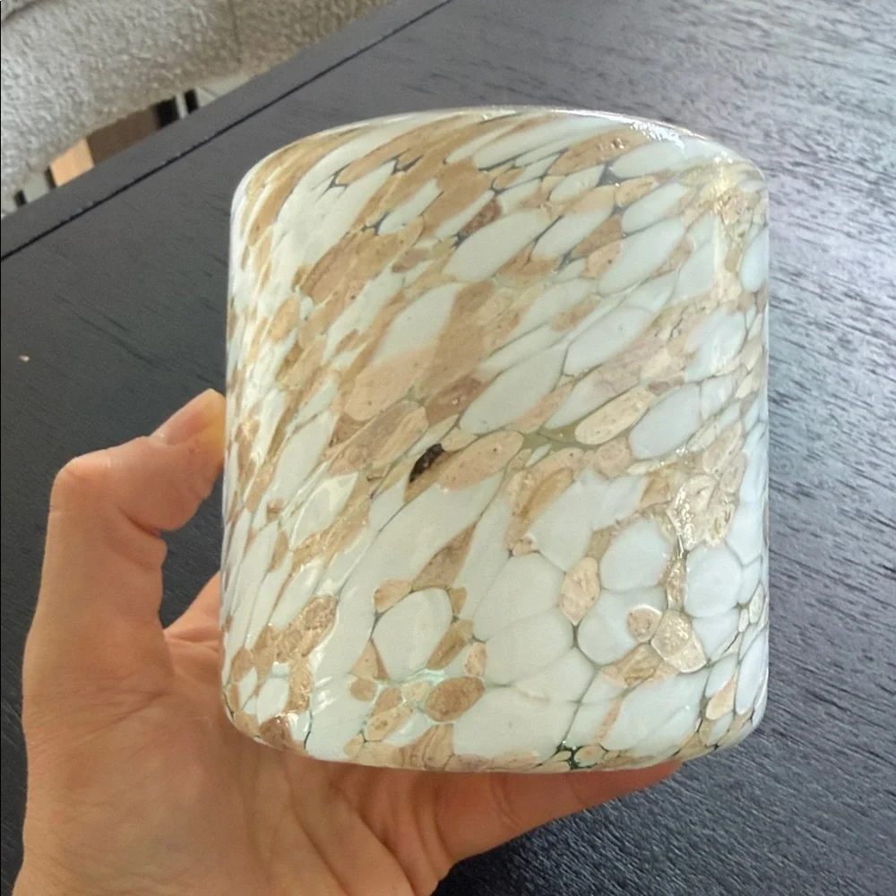 West Elm Mexican Glass Votive Candle Holder